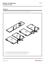 Preview for 6 page of Knight Cubit Credenza Assembly Instructions Manual