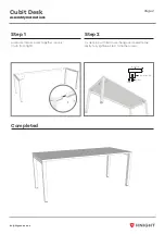 Предварительный просмотр 3 страницы Knight Cubit Desk Assembly Instructions