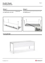 Предварительный просмотр 4 страницы Knight Cubit Desk Assembly Instructions