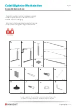 Предварительный просмотр 2 страницы Knight Cubit Highrise Workstation Assembly Instructions Manual