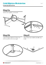 Предварительный просмотр 6 страницы Knight Cubit Highrise Workstation Assembly Instructions Manual