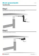 Предварительный просмотр 9 страницы Knight Cubit Highrise Workstation Assembly Instructions Manual