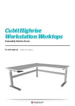 Предварительный просмотр 13 страницы Knight Cubit Highrise Workstation Assembly Instructions Manual