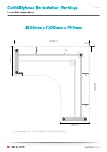 Предварительный просмотр 14 страницы Knight Cubit Highrise Workstation Assembly Instructions Manual