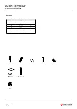 Предварительный просмотр 4 страницы Knight Cubit Tambour Assembly Instructions Manual