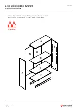 Предварительный просмотр 2 страницы Knight Eko Bookcase 1200H Assembly Instructions Manual