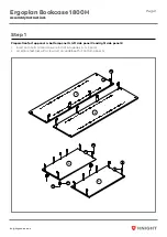 Предварительный просмотр 5 страницы Knight Eko Bookcase 1800H Assembly Instructions Manual