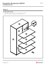 Предварительный просмотр 8 страницы Knight Eko Bookcase 1800H Assembly Instructions Manual