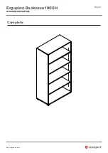 Предварительный просмотр 9 страницы Knight Eko Bookcase 1800H Assembly Instructions Manual