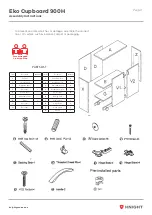 Предварительный просмотр 2 страницы Knight Eko Cupboard 900H Assembly Instructions Manual