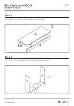 Предварительный просмотр 4 страницы Knight Eko Cupboard 900H Assembly Instructions Manual