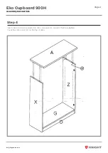 Предварительный просмотр 5 страницы Knight Eko Cupboard 900H Assembly Instructions Manual