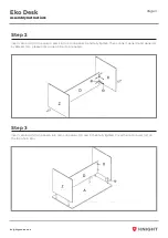 Предварительный просмотр 4 страницы Knight Eko Desk Assembly Instructions