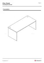 Предварительный просмотр 5 страницы Knight Eko Desk Assembly Instructions