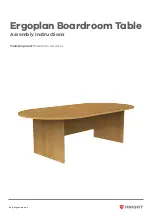 Knight Ergoplan Boardroom Table Assembly Instructions Manual предпросмотр