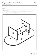 Предварительный просмотр 7 страницы Knight Ergoplan Boardroom Table Assembly Instructions Manual