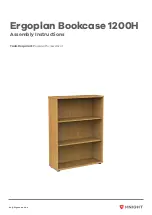 Knight Ergoplan Bookcase 1200H Assembly Instructions Manual предпросмотр