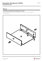 Preview for 6 page of Knight Ergoplan Bookcase 1200H Assembly Instructions Manual