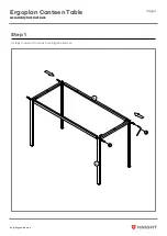 Preview for 4 page of Knight Ergoplan Canteen Table Assembly Instructions Manual