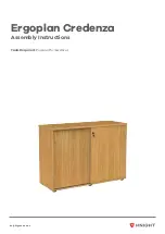 Knight Ergoplan Credenza Assembly Instructions Manual предпросмотр