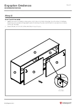 Предварительный просмотр 9 страницы Knight Ergoplan Credenza Assembly Instructions Manual