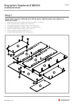 Предварительный просмотр 5 страницы Knight Ergoplan Cupboard 1800H Assembly Instructions Manual