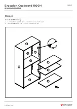 Предварительный просмотр 8 страницы Knight Ergoplan Cupboard 1800H Assembly Instructions Manual