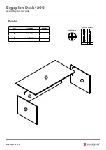 Предварительный просмотр 3 страницы Knight Ergoplan Desk 1200 Assembly Instructions Manual