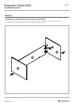 Предварительный просмотр 6 страницы Knight Ergoplan Desk 1200 Assembly Instructions Manual