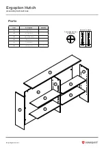 Предварительный просмотр 3 страницы Knight Ergoplan Hutch Assembly Instructions Manual