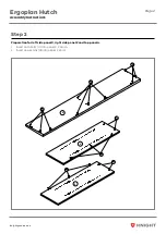 Предварительный просмотр 6 страницы Knight Ergoplan Hutch Assembly Instructions Manual