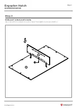 Предварительный просмотр 7 страницы Knight Ergoplan Hutch Assembly Instructions Manual