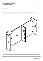 Предварительный просмотр 8 страницы Knight Ergoplan Hutch Assembly Instructions Manual