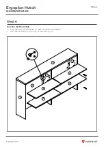 Предварительный просмотр 10 страницы Knight Ergoplan Hutch Assembly Instructions Manual