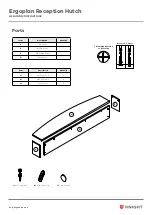 Preview for 3 page of Knight Ergoplan Reception Hutch Assembly Instructions Manual