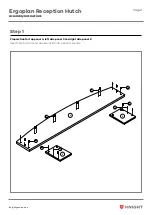 Preview for 4 page of Knight Ergoplan Reception Hutch Assembly Instructions Manual