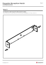 Preview for 5 page of Knight Ergoplan Reception Hutch Assembly Instructions Manual