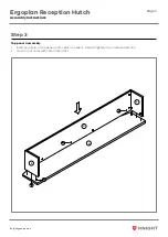 Preview for 6 page of Knight Ergoplan Reception Hutch Assembly Instructions Manual