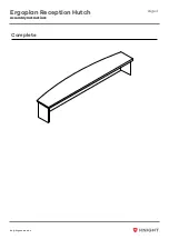 Preview for 7 page of Knight Ergoplan Reception Hutch Assembly Instructions Manual