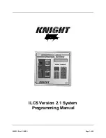 Preview for 1 page of Knight ILCS Programming Manual