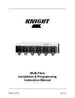 Knight Multi-Flow Installation & Programming Instruction Manual preview