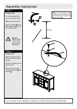 Preview for 5 page of Knightsbridge Large Sideboard 227/7013 Assembly Instructions