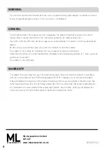 Preview for 4 page of Knightsbridge LDGL Series Installation & Maintenance Manual