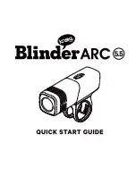 Предварительный просмотр 1 страницы Knog BlinderARC 5.5 Quick Start Manual