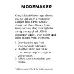 Preview for 6 page of Knog Cobber Quick Start Manual