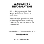 Preview for 10 page of Knog Cobber Quick Start Manual