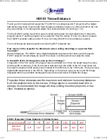 Knoll HD101 Technical Information preview