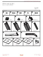 Preview for 1 page of Knoll Islands 6TD00061 Installation Instruction