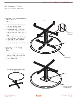 Preview for 3 page of Knoll Islands 6TD00061 Installation Instruction