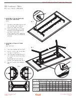 Preview for 5 page of Knoll Islands 6TD00062 Installation Instruction